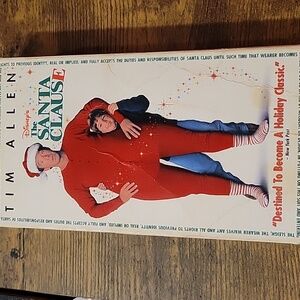 Disney's The Santa Clause Festive VHS - Red and White